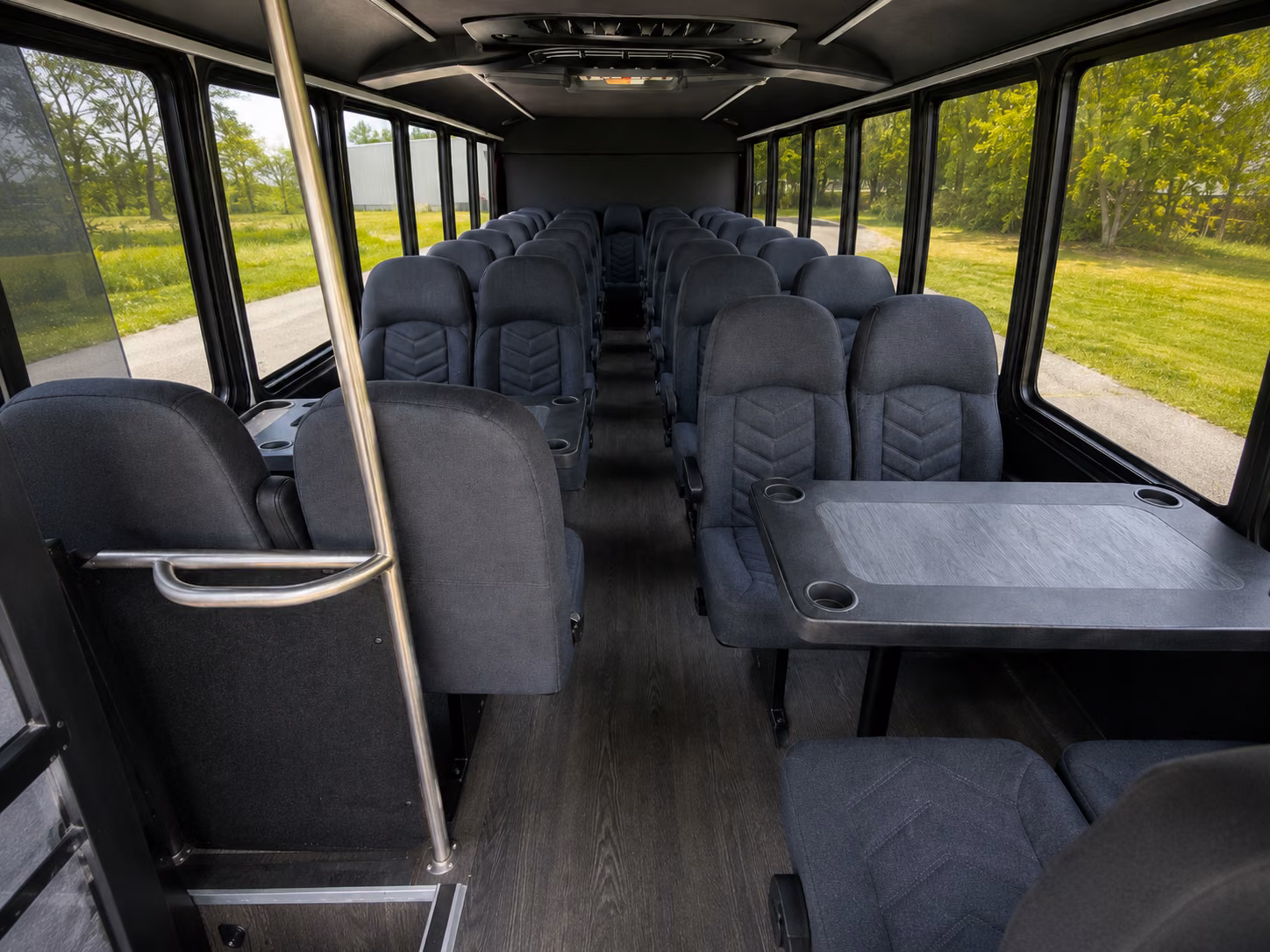 gastonia 20 passenger minibus inside