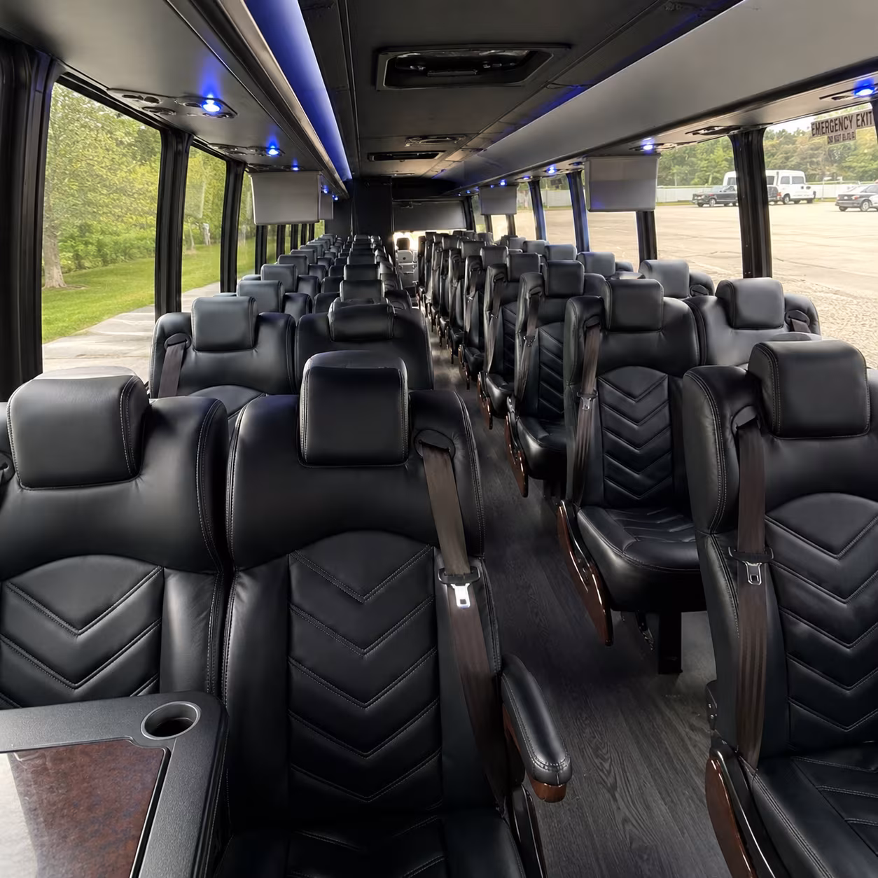gastonia 30 passenger minibus interior