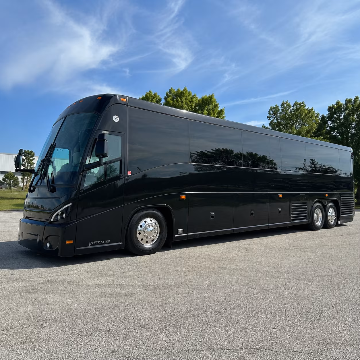 gastonia 47 passenger charter bus