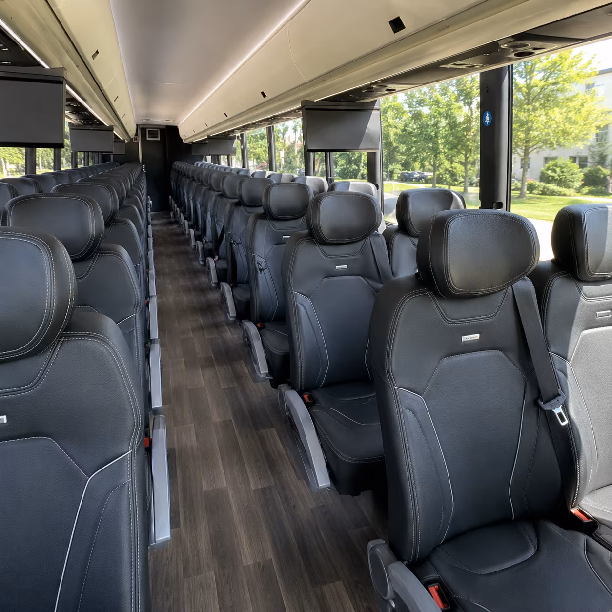 gastonia charter bus inside